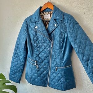 quilted moto jacket 💙